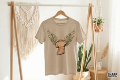 Statue With Angel Wings PNG, Greek Torso Sculpture PNG, Product Image 4