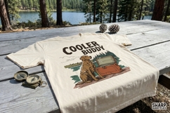 Cooler Buddy Summer PNG, Trendy PNG, Shirt PNG, Lake Dog Product Image 2