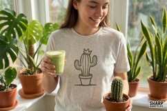 Soft Heart Sharp Boundaries PNG Design, Empowering Cactus Product Image 2