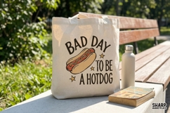 Bad Day To Be A Hotdog PNG, Funny Food Shirt, Sarcastic Product Image 5