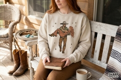 Western Cowboy Couple, Western PNG, Trendy PNG, Shirt PNG, Product Image 4