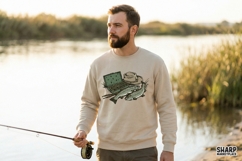 Trout Fishing Gear, Summer PNG, Shirt PNG, Sublimation PNG, Product Image 3