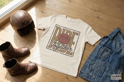 Ride Together PNG, Vintage Rose Biker Shirt Design, Product Image 2