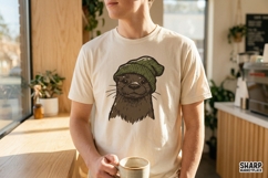 Trendy PNG, Shirt PNG, Sublimation PNG, Cute Otter In Product Image 2