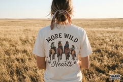 More Wild Hearts PNG, Cowgirl Western Shirt Design, Product Image 2