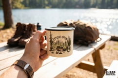 Explore Often Camping Scene, Hunting Png, Camping Png, Lake Product Image 4
