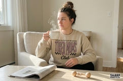 Running On Little Sleep And Caffeine Tired Moms Club, Product Image 2