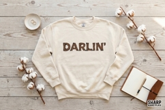 Darlin' Western PNG, Trendy Shirt PNG, Funny Cowgirl Product Image 4