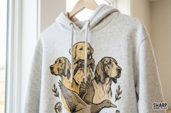 Duck Hunting Dogs PNG, Western PNG, Shirt PNG Vintage Bird Product Image 3