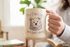 My Flabbers Have Been Gasted PNG, Funny Bear Sublimation, Product Image 2
