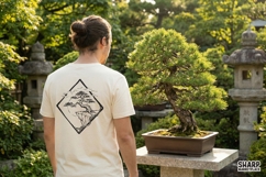 Bonsai Tree PNG, Japanese Minimalist Art, Nature Landscape Product Image 4