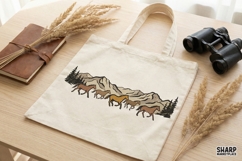 Wild Horses Mountain PNG Design, Western Country Shirt Product Image 3