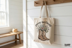 Country Sweetheart PNG, Floral Western Boots Design, Cute Product Image 3