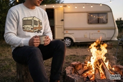 Vintage Camper PNG Design, Retro RV Trailer Digital Product Image 4