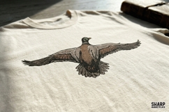 Mallard In Flight, Summer Trendy Shirt PNG, Vintage Product Image 3