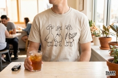 Funny Cowboy Geese Trio In Western Hats, Western PNG, Product Image 4