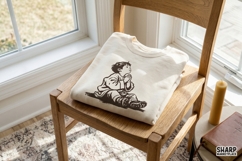 Praying Child Vintage Christian PNG For Shirt PNG, Jesus Product Image 4