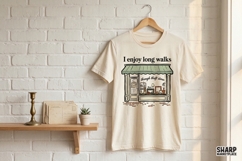 I Enjoy Long Walks Through Thrift Stores PNG, Vintage Product Image 4