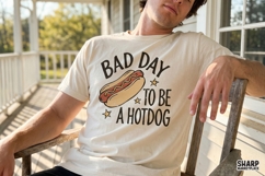 Bad Day To Be A Hotdog PNG, Funny Food Shirt, Sarcastic Product Image 3