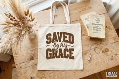 Saved By His Grace Christian Shirt Sublimation, Neutral Product Image 3