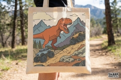 T-Rex Monster Truck PNG Design, Dinosaur Off Road Shirt Product Image 4