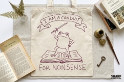 I Am A Conduit For Nonsense, PNG Designs, Trendy Frog Product Image 3