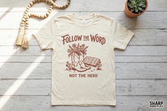 Follow The Word Not The Herd PNG, Christian PNG, Western Product Image 2