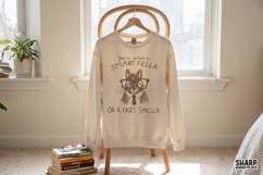 You're Either A Smart Fella Or A Fart Smella PNG, Funny Cat Product Image 4