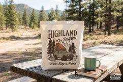 Highland Drifter Every Stop Is Home Camping PNG, Cars PNG, Product Image 3