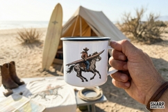 Cowboy Surfer Summer PNG, Western PNG, Trendy PNG, Product Image 5