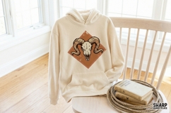 Western PNG, Trendy PNG, Shirt PNG, Vintage Ram Skull Product Image 3