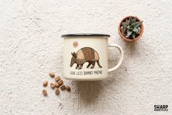 Give Less Damns Partnr Armadillo PNG Designs, Western PNG Product Image 4