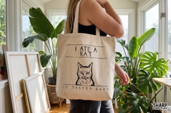 I Ate A Rat It Tasted Good, Funny Cat PNG, Sarcastic Animal Product Image 3