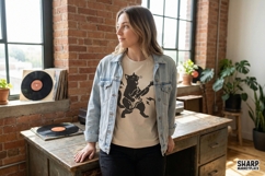 Rocking Cat Trendy PNG, Shirt PNG, Funny PNG, Black Guitar Product Image 4