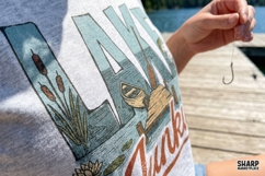 Lake Junkie PNG, Summer Lake Life Shirt, Fishing Boat Dock Product Image 4