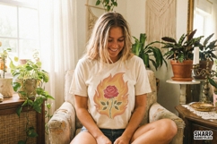 Burning Rose PNG, Fire Floral Digital Art, Printable Flower Product Image 3