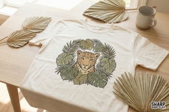 Leopard Jungle PNG, Tropical Animal Clipart, Wild Cat Product Image 2