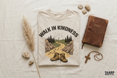 Walk In Kindness Christian PNG, Shirt PNG, Bible Verse PNG Product Image 3