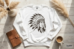 Native American Chief PNG, Tribal Headdress Digital Design, Product Image 2
