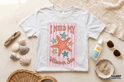 I Need My Vitamin Sea Summer PNG, Beach PNG Starfish Art, Product Image 3