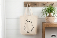 Simple Ghost PNG, Minimalist Halloween Spirit, Spooky White Product Image 3