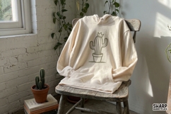 Soft Heart Sharp Boundaries PNG Design, Empowering Cactus Product Image 4