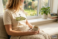 Sheep at the Cross PNG, Christian Easter Digital Design, Product Image 4