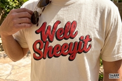 Well Sheeyit Funny Southern Saying, Sarcastic Trendy Shirt Product Image 5