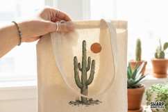 Cactus Desert Scene PNG, Western PNG, Trendy PNG, Desert Product Image 2