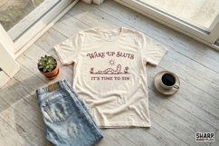 Wake Up Sluts It's Time To Sin PNG, PNG Designs, Trendy Product Image 2