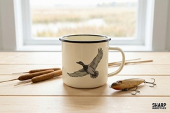 Mallard Duck PNG, Hunting PNG, Lake Life PNG, Vintage Product Image 2