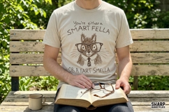 You're Either A Smart Fella Or A Fart Smella PNG, Funny Cat Product Image 3