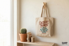 Desert Born PNG, Texas Cactus Shirt Design, Southwest Product Image 3