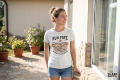 Run Free PNG Design, Retro Canyon Sunset Digital Graphic, Product Image 4